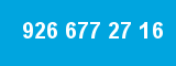 926 677 27 16